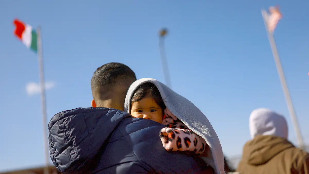 Migrantes en Paso del Norte, Chihuahua